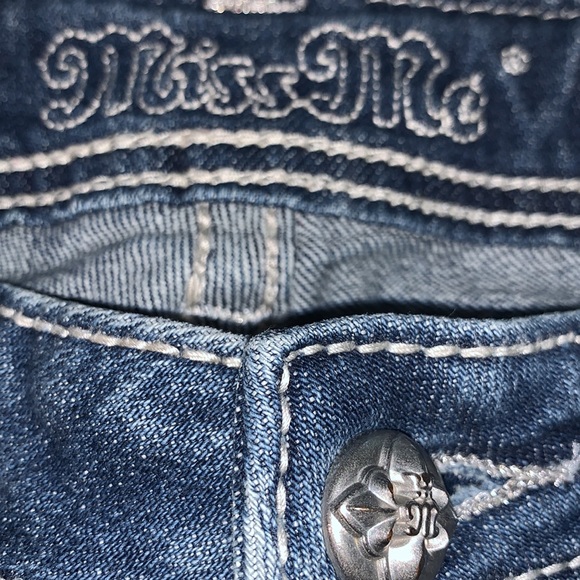 MISS ME SIZE 26 BRAND NEW CUFFED CAPRI JEANS - Picture 7 of 8